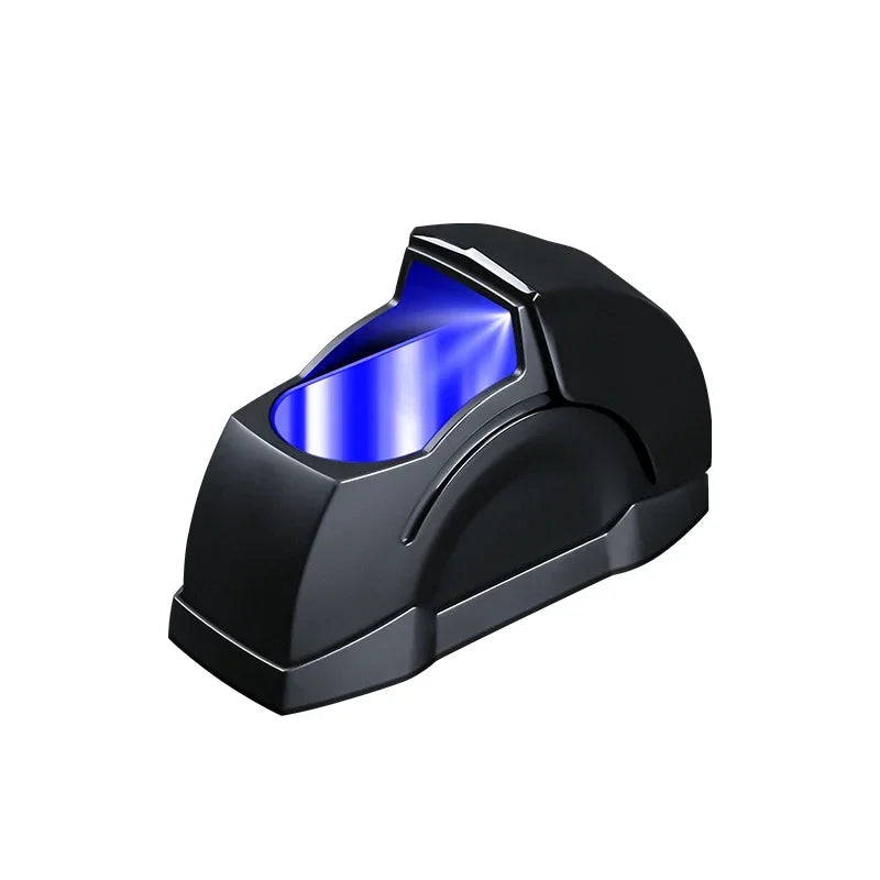 Premium Windproof Car Ashtray – Sleek Metal-Lined Design with Lid, Odor Control, and Stylish Interior Fit