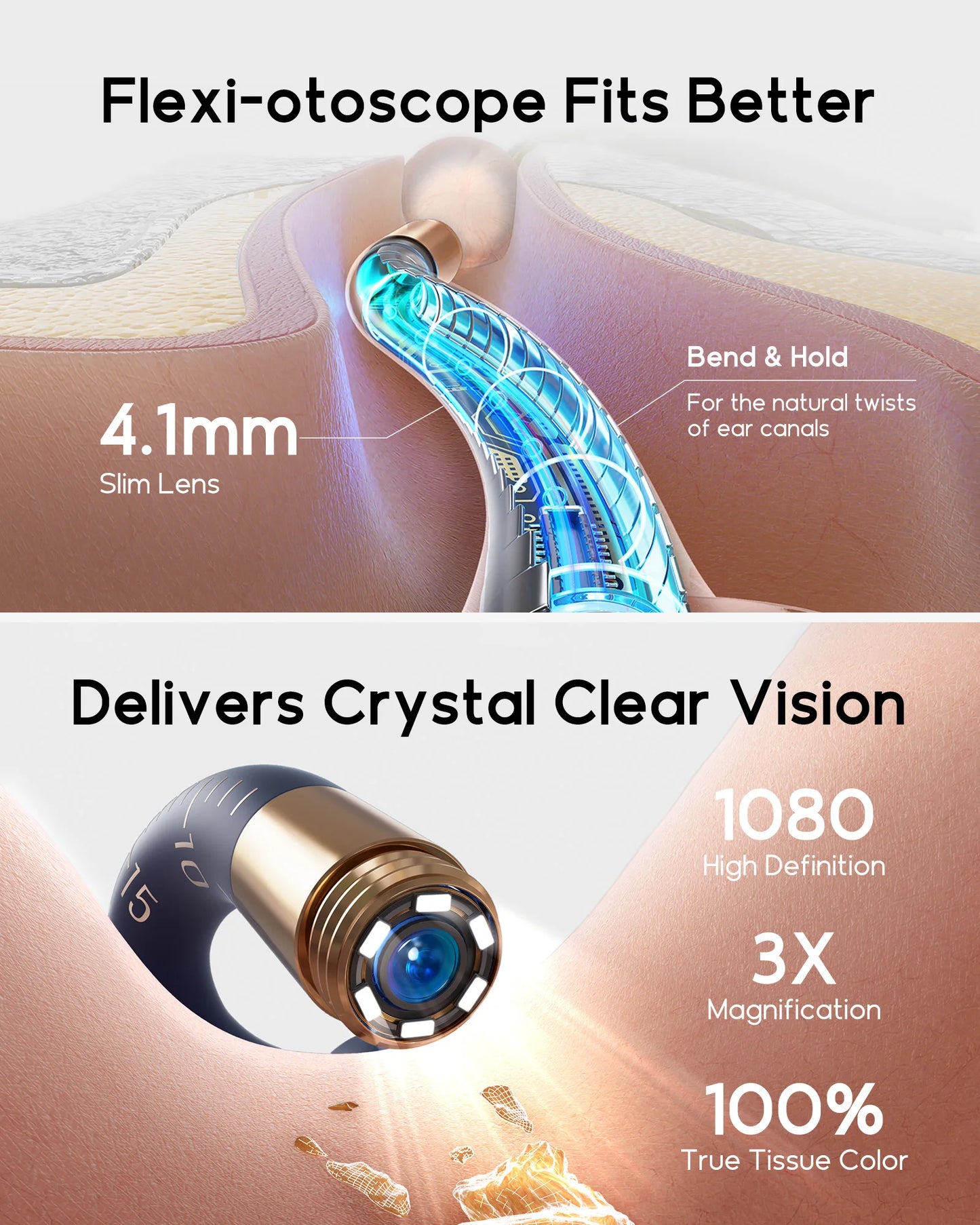 Bebird EarSight Plus I35R – HD Visual Ear Cleaner with Camera & Wireless Tweezers