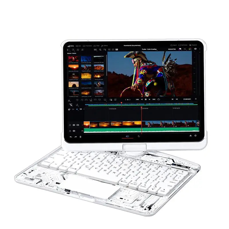 Touchpad Keyboard Case for iPad Air 6 / Pro 11" & 13" – All-in-One Magic Keyboard with Trackpad, 360° Rotation & Drop Protection