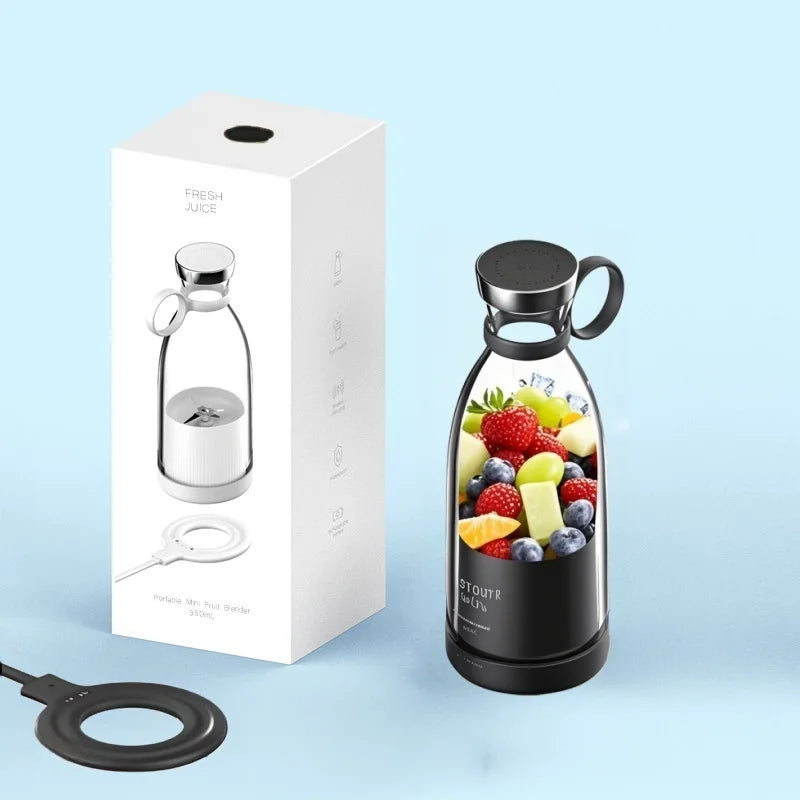 Mini Portable Blender – USB Rechargeable Juicer & Smoothie Maker for Travel, Office & Home