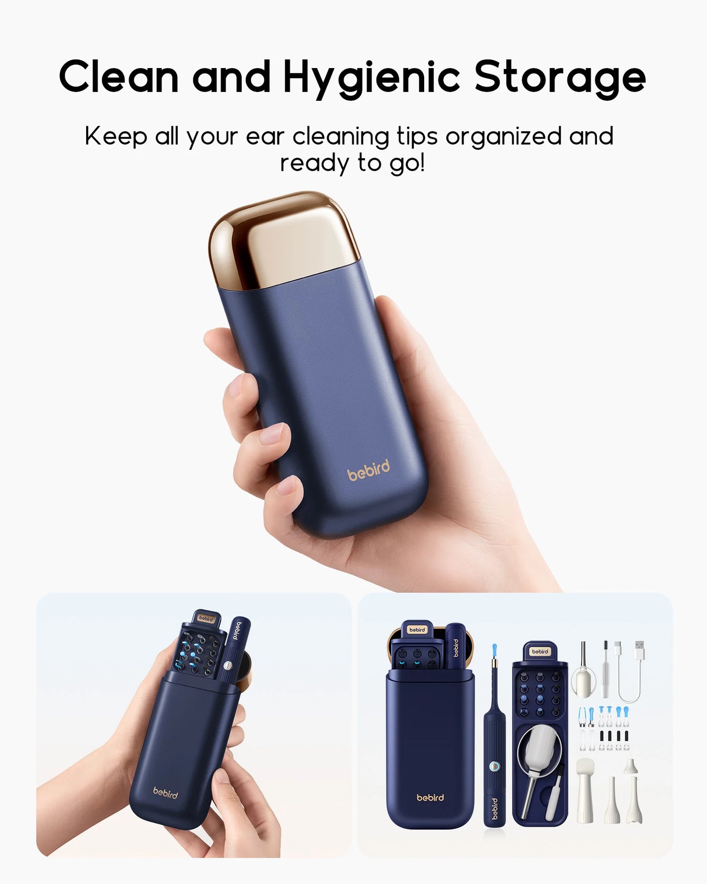 Bebird EarSight Plus I35R – HD Visual Ear Cleaner with Camera & Wireless Tweezers