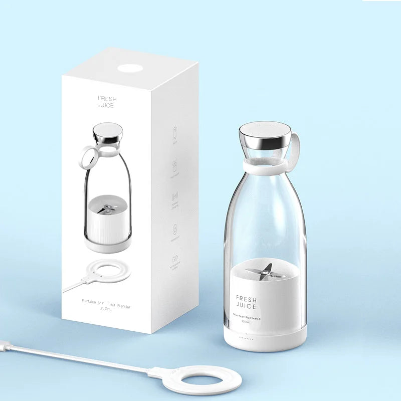 Mini Portable Blender – USB Rechargeable Juicer & Smoothie Maker for Travel, Office & Home