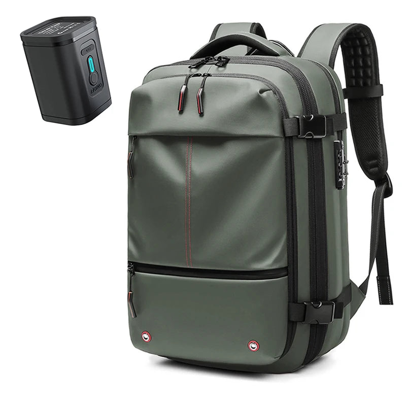 Ultimate 17-Inch Laptop Backpack for Travel & Business - Expandable, Large Capacity, and Vacuum Compression Design for Travel & Outdoor Adventures