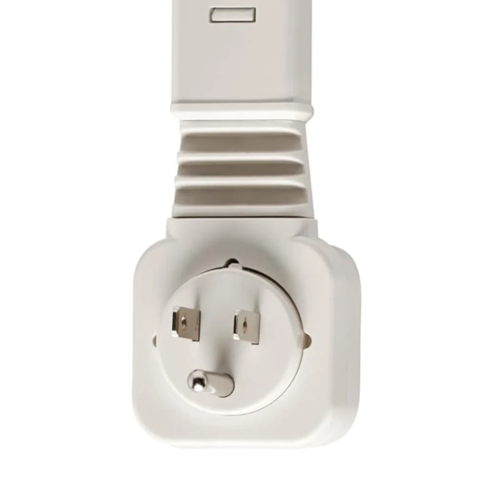 Power Outlet Extender with USB-C – 42/75cm Extension Cord, Fast Charging, US Plug for Sofa, Bedside, or Desk