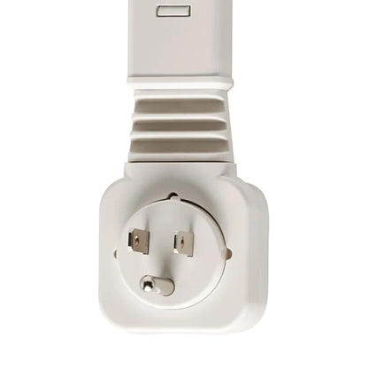Power Outlet Extender with USB-C – 42/75cm Extension Cord, Fast Charging, US Plug for Sofa, Bedside, or Desk