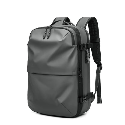 Vacuum Compression Travel Backpack 60L Expandable Air Compression System with TSA Lock Water Resistant Carry-On Luggage