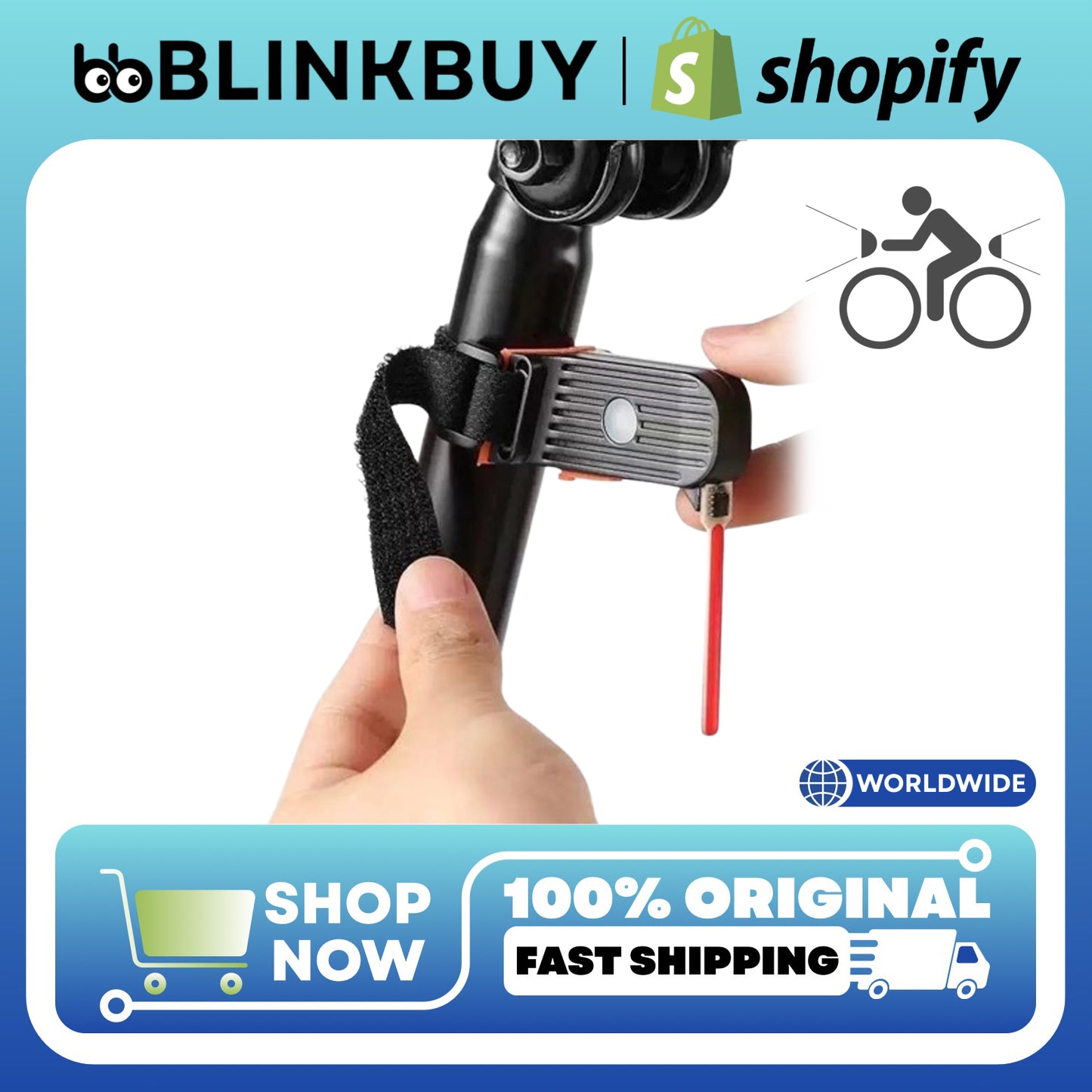 USB Rechargeable Bike Tail Light – Waterproof LED Rear Warning Light with COB Technology for Road & MTB Cycling