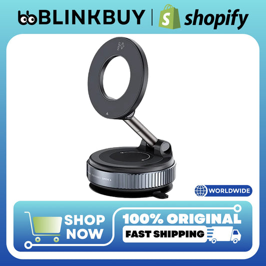 360° Adjustable Vacuum Magnetic Car Phone Holder For Magsafe Magnetic Suction Cup Phone Holder Folding Stand for Car Mirror Gym