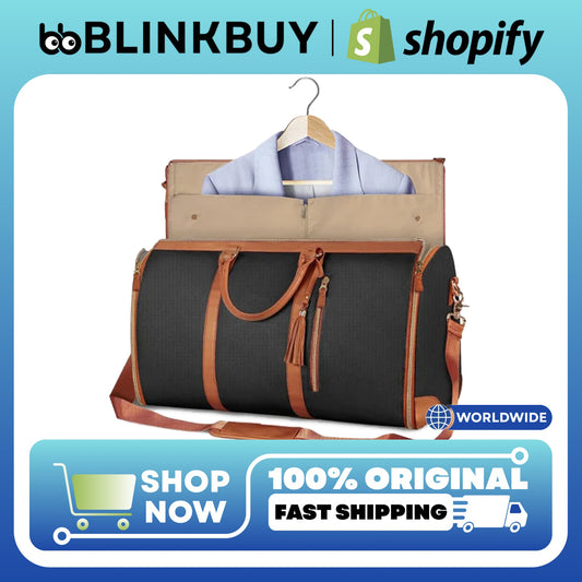 Large PU Leather Travel Tote for Women – Foldable, Lightweight, Carry-On Friendly Duffel Bag