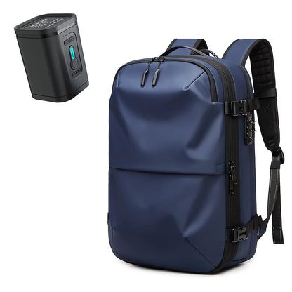 Vacuum Compression Travel Backpack 60L Expandable Air Compression System with TSA Lock Water Resistant Carry-On Luggage