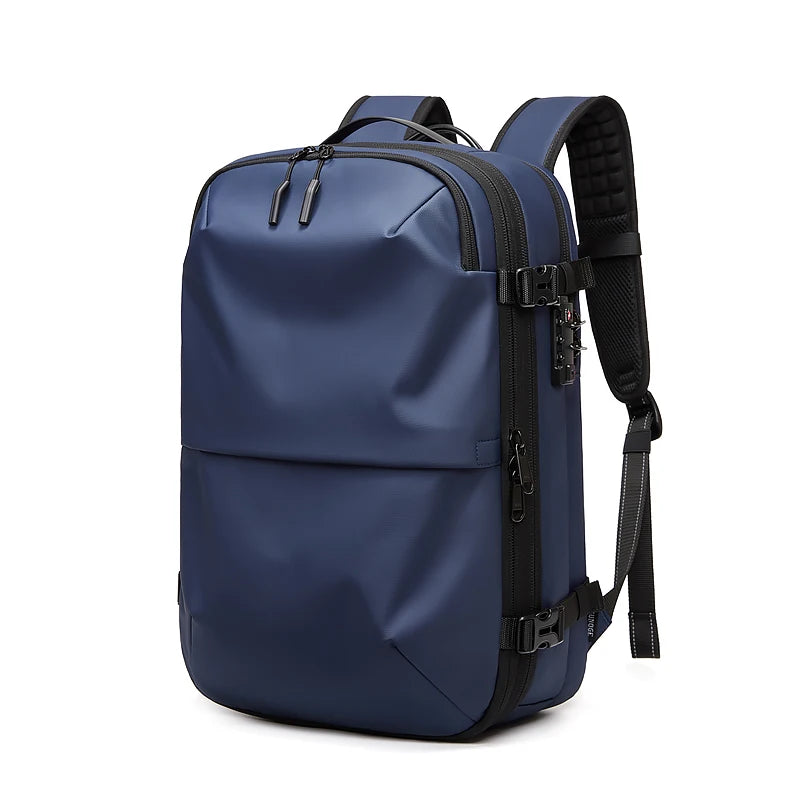 Vacuum Compression Travel Backpack 60L Expandable Air Compression System with TSA Lock Water Resistant Carry-On Luggage