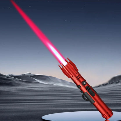 Lightsaber Torch Jet Lighter – Powerful Red Flame Windproof Butane Lighter with Compass | Outdoor, BBQ, Welding & Cigar Use