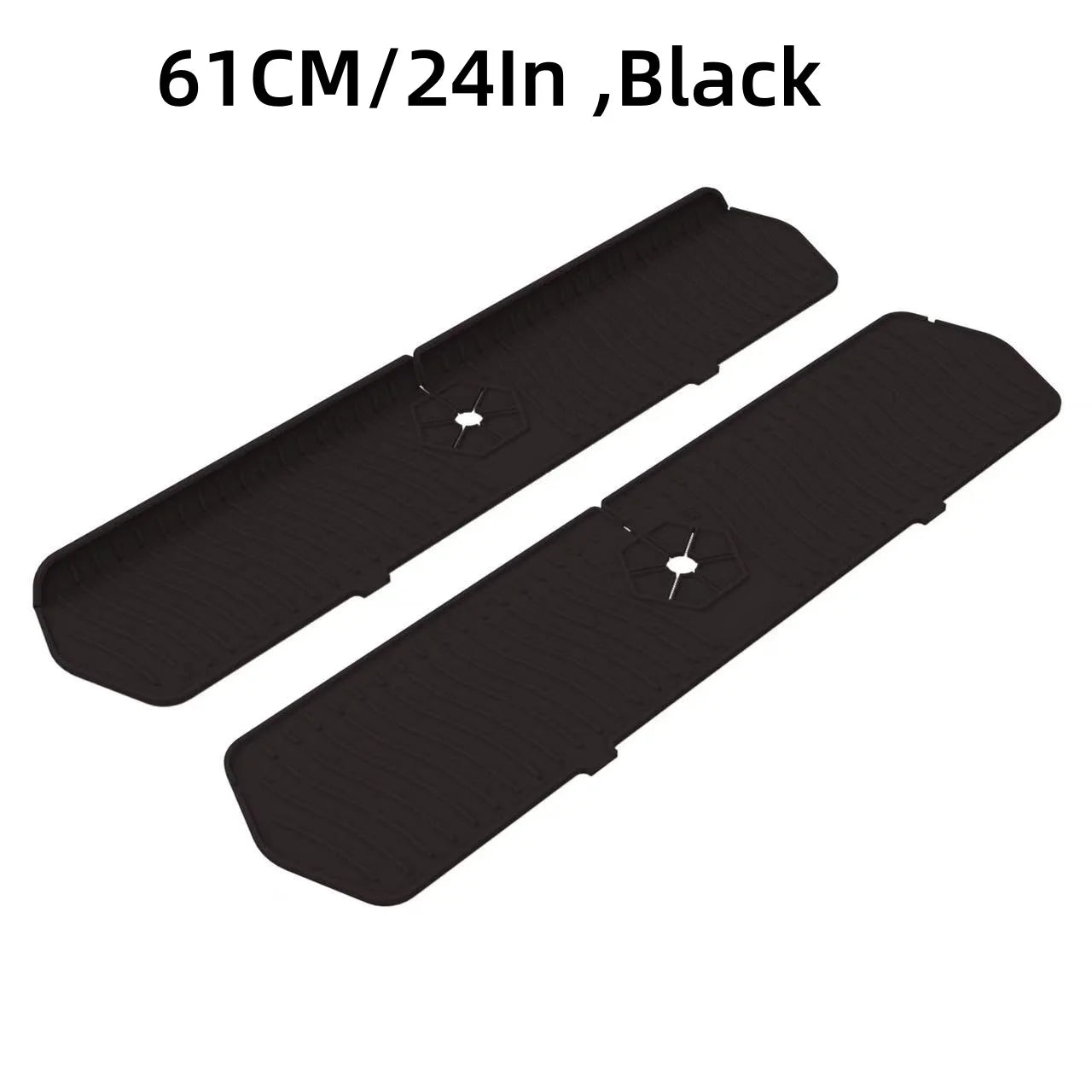 Silicone Kitchen Sink Splash Guard & Draining Mat – 24" / 29.5" Water Barrier Pad for Countertop Protection