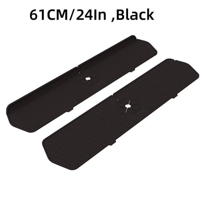 Silicone Kitchen Sink Splash Guard & Draining Mat – 24" / 29.5" Water Barrier Pad for Countertop Protection