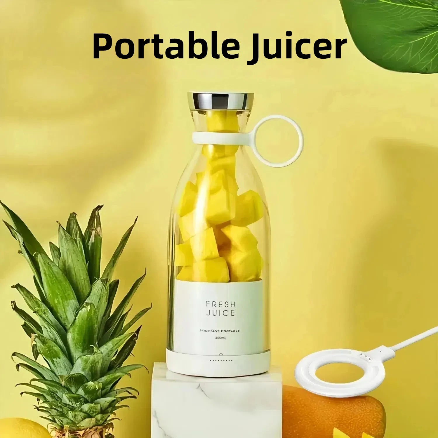 Mini Portable Blender – USB Rechargeable Juicer & Smoothie Maker for Travel, Office & Home