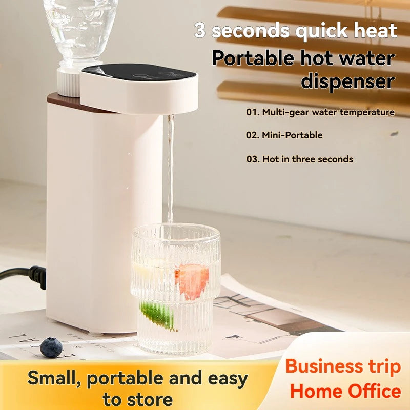 Instant Hot Water Dispenser – Portable Desktop Mini Water Boiler for Dorm, Travel, and Office Use