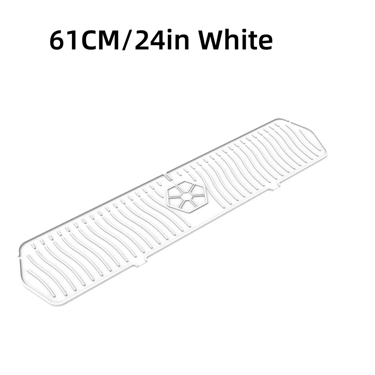 Silicone Kitchen Sink Splash Guard & Draining Mat – 24" / 29.5" Water Barrier Pad for Countertop Protection