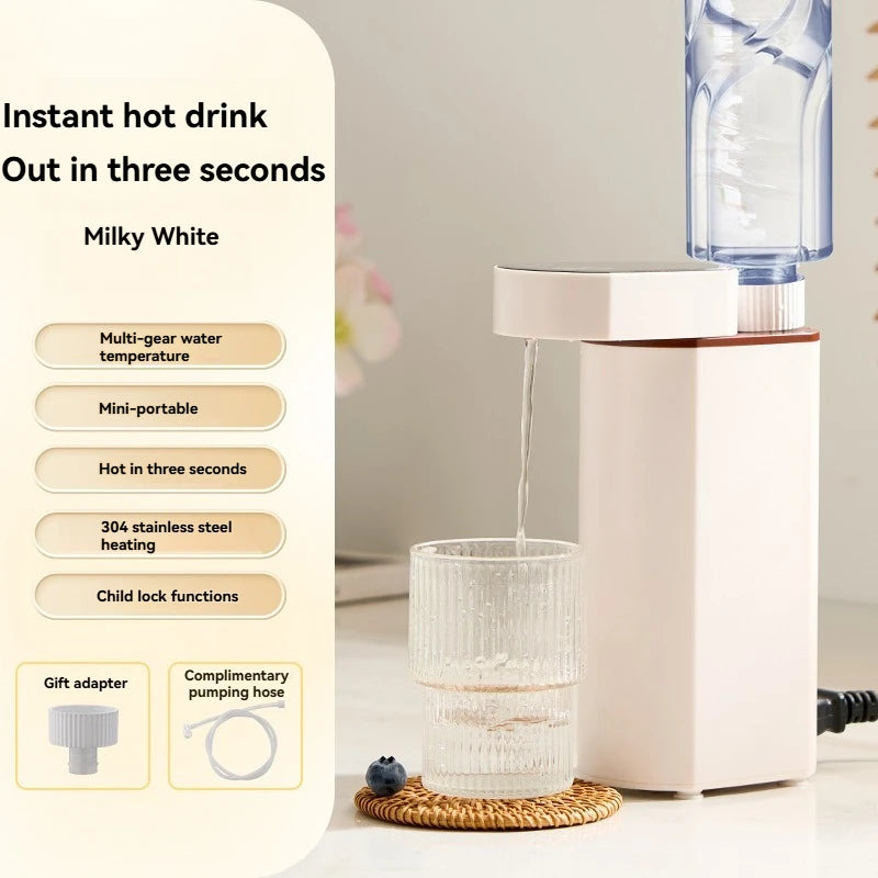 Instant Hot Water Dispenser – Portable Desktop Mini Water Boiler for Dorm, Travel, and Office Use