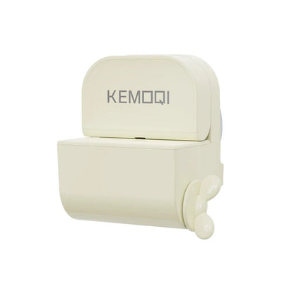 Easy Squeeze Toothpaste Holder with Rack – Manual Dispenser for Neat Bathrooms