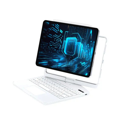 Touchpad Keyboard Case for iPad Air 6 / Pro 11" & 13" – All-in-One Magic Keyboard with Trackpad, 360° Rotation & Drop Protection