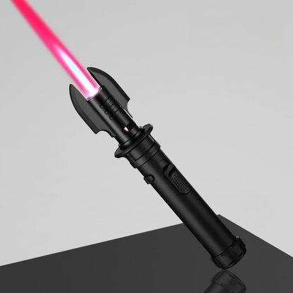 Lightsaber Torch Jet Lighter – Powerful Red Flame Windproof Butane Lighter with Compass | Outdoor, BBQ, Welding & Cigar Use