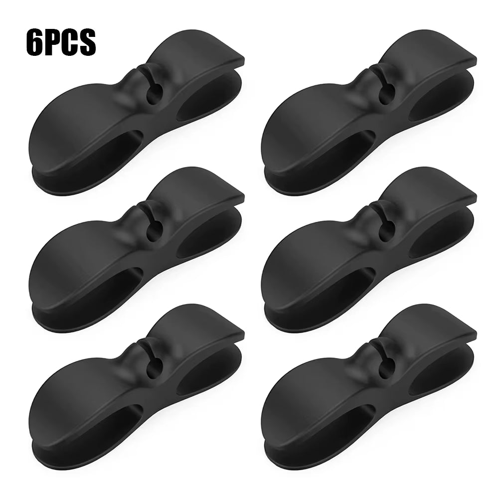 Multi-Function Cable Winder Clips – 4/6pcs Cord Holders for Kitchen Appliances & Office Use