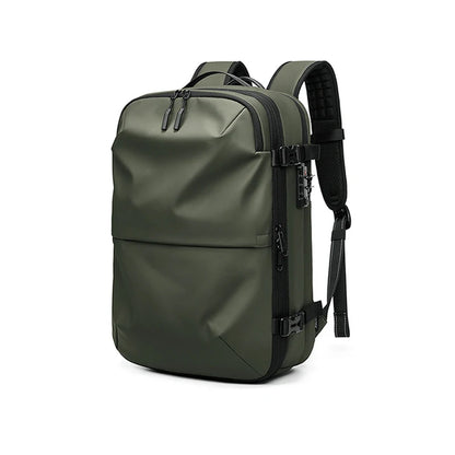 Vacuum Compression Travel Backpack 60L Expandable Air Compression System with TSA Lock Water Resistant Carry-On Luggage