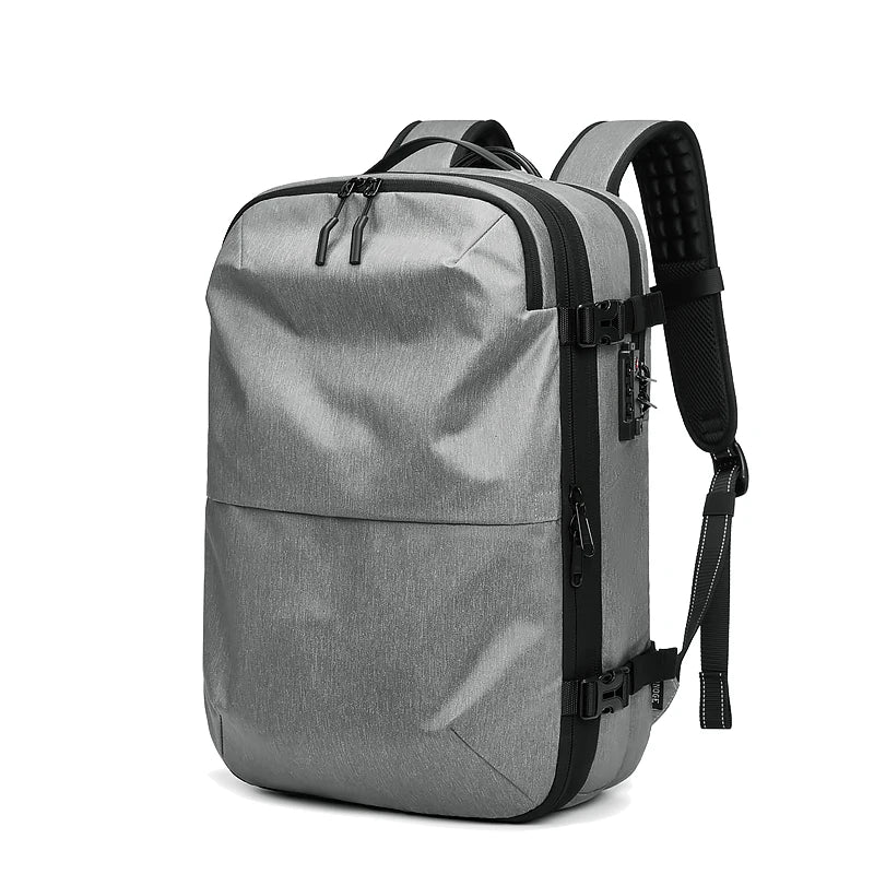 Vacuum Compression Travel Backpack 60L Expandable Air Compression System with TSA Lock Water Resistant Carry-On Luggage