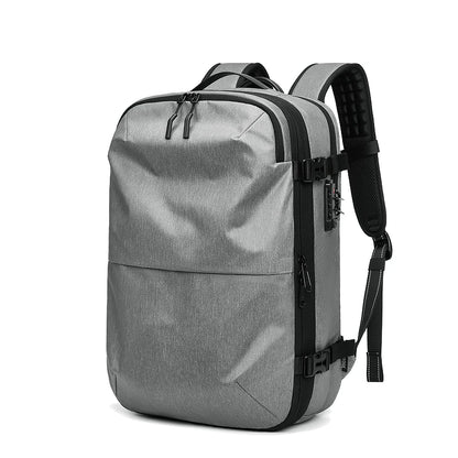 Vacuum Compression Travel Backpack 60L Expandable Air Compression System with TSA Lock Water Resistant Carry-On Luggage