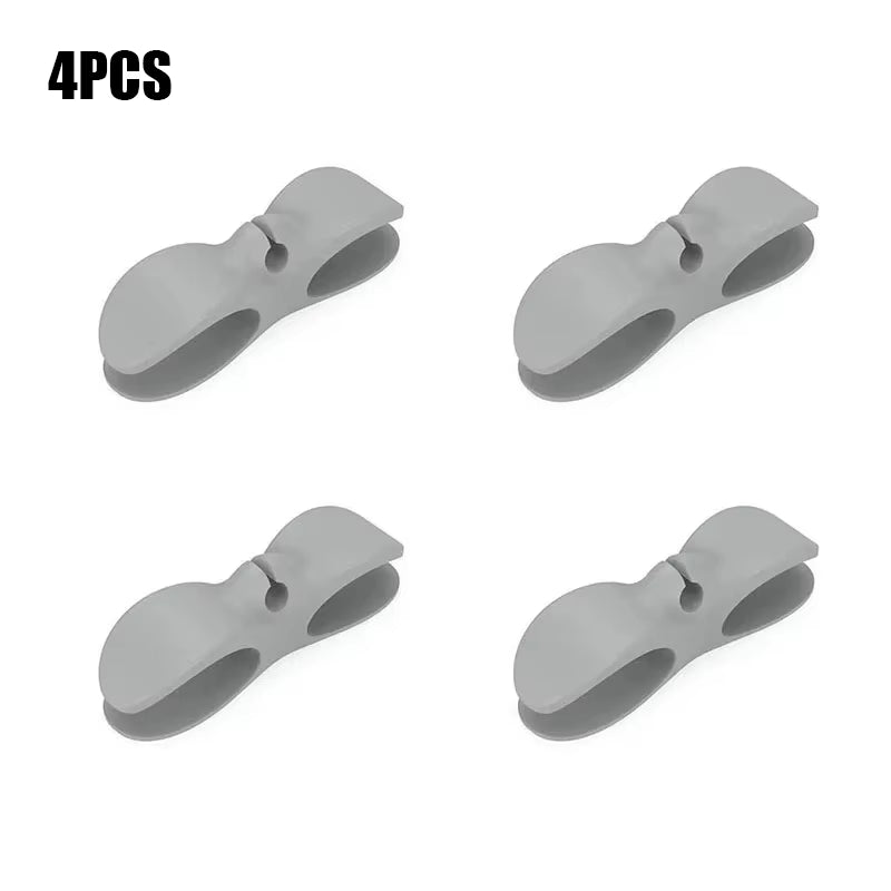Multi-Function Cable Winder Clips – 4/6pcs Cord Holders for Kitchen Appliances & Office Use