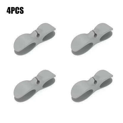 Multi-Function Cable Winder Clips – 4/6pcs Cord Holders for Kitchen Appliances & Office Use