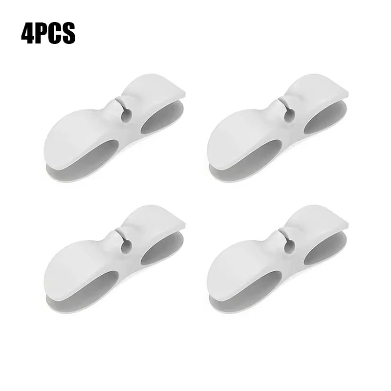 Multi-Function Cable Winder Clips – 4/6pcs Cord Holders for Kitchen Appliances & Office Use